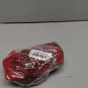 6 Inch Red Velvet Silk Frayed Wide Ribbon - Frayed Edge Velvet Ribbon for Christmas Decorations, Tree Toppers, Bows, Wreaths, Flower Bouquets, Dress Sashes, Wedding (5 Yards) (6 inch, red)