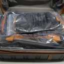 carry on Luggage Sets,20 Inch Expandable Carry-on suitcases with spinner wheels,Hard Shell Travel Luggage airline approvedwith TSA Lock (Black) (3 Piece Sets (20/DB/TB))