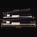 4PCS Mahjong Racks with Pushers, Upgraded American Mahjong Stand Set with Separate Pushers, Convenient and Sturdy Holder Combo