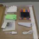 16" LumiBoard LED Drawing Board for Kids - 7 Colors & 10 Modes Rechargeable Acrylic LED Note Board with 7 Markers Cleaning Kit, Sketching & Birthday Gifts for Kids/Girls/Teens (White)