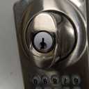 Schlage BE365 V CAM 619 Camelot Keypad Deadbolt, Electronic Keyless Entry Lock, Satin Nickel