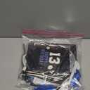 Vlipoeasn Happy 13th Birthday Decoration for Boys Girls, Black Blue Official Teenager Backdrop Banner, Cake Topper, Hanging Swirls, 13 Year Old Birthday Party Decor Supplies