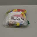 jiebor Clown Costume Set Clown Rainbow Wig Nose Bow Tie White Gloves Accessories for Parties Carnivals Pretend Play Women Men Adults