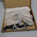 11.5ft Hanukkah Menorah Lights Outdoor Decor Hanukkah Waterfall Lights Blue Menorah LED Extension Cord USB Powered for Tree Yard Window Door Patio Wall Porch Chanukah Party Decorations