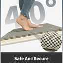 Non-Slip Bathtub Mat, 24x35 Inch Shower Mats for Bath Tub, PVC Loofah Bathroom Mats for Wet Areas, Quick Drying