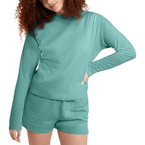 Hanes Originals Women's Fleece Sweatshirt, Midweight Sweatshirt for Women, Placed Flowers (XX-Large)