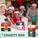 Hahafelt 4 Pcs Christmas Hand Towels 13.7 x 28.7 Inch Large Soft Cotton Embroidered Christmas Bath Towel Set Absorbent Thicken Xmas Towels Decorative for Home Bathroom Kitchen Dish (Vintage)