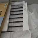 Freestanding Wooden Pet Gate for House, Foldable Indoor Dog Gate for Doorways, Stairs - 24" Height, 3 Panels, White