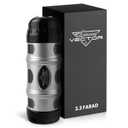 Lanzar 3.3 Farad Digital Power Capacitor, High-Performance Car Audio Accessory with Blue Digital Display Voltage Readout and LED Flash, Over Voltage Protection, Mounting Hardware, DC 12-24V