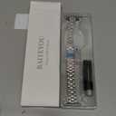 BAITEYOU Narrow Metal Band Compatible with Apple Watch Bands 38mm 40mm 41mm 42mm (Series 11 10), iwatch Stainless Steel Slim Thin Bands Series 9 8 7 SE 6 5 4 3 2 1 for Women, Silver Gold