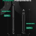 SCITOO Front Rear Shocks 4pcs for Dodge Ram 1500 Shock Absorbers