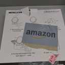 Rechargeable Wall Mounted Makeup Mirror Brushed Nickel, 8.5'' Magnifying Mirror with Lights Double-Sided 1X/10X 360 Rotation Extension Bathroom Shaving Mirror with Foldable Arm