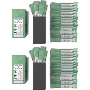 GO Travel Size Mouthwash Packets Individual Mini Single Packets for Fresh Breath - TSA Compliant - Smart Packet Design to Reduce Travel Bottle Waste. Alcohol-Free, Best By Date: 01/11/2026