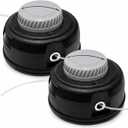 2Pc Arborless Trimmer Head for Ryobi RY4CCS 4 Cycle Curved Shaft Gas Trimmer RY252CS RY252CSVNM 25 cc 2-Stroke Trimmer,Replacement 311759011 for Homelite 26CC ut26csl3vnm