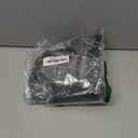 Girls' Black Athletic Leggings with Pockets, White Ankle Length Yoga Pants for Kids (X-Large)