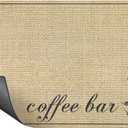 SUEH DESIGN Coffee Mat, Absorbent Dish Drying Mat 19.6 x 11.8 in Quick Dry Coffee Mat Large Drying Mats for Kitchen Counter Coffee Bar, Coffee Bar (11.8" x 19.6")