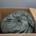 Amazon Basics 40F Cold Weather Two-Person Sleeping Bag for Outdoor Camping, Queen Size XL, 87" x 59", Olive Green