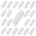 Joaoxoko Magnetic Stir Bars 20pcs PTFE Stirrer Mixer, 20 mm/ 0.8 Inch White Stir Bar