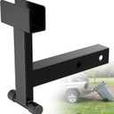 2" Trash Can Hauler Grabber Hitch Reciever, Garbage Hauling Towing Hitch Attachment,Trash Tow Truck Grab Hook Receiver Fit for Lawn Mower Garden Tractors