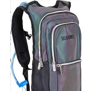 Sojourner Rave Hydration Pack Backpack – 2L Water Bladder Included for Festivals, Raves, Hiking, Biking, Running and Climbing