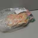 Langsprit Washable Female Dog Diapers - Doggie Reusable Diapers for Doggy Puppy Female in Period - Highly Absorbent Dog Heat Panties (Flamingo Duck) M