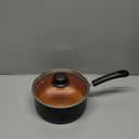 MICHELANGELO Nonstick Sauce Pan With Lid, 1QT Ceramic Saucepan, Copper Saucepans,PFAS-FREE Pot Set,Small Pots For Cooking,Multipurpose Cooking Pots Set For Home Kitchen,Dishwasher Safe
