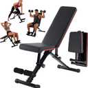 Adjustable Weight Bench, Workout Bench 795 lbs Capacity with 72 Multi-Position Settings, Foldable Incline Decline Flat Exercise Bench for Bench Press, Sit Up, and Strength Training