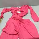 WiWi Pajamas for Women Long Sleeve Cooling Sleepwear Pants Set Super Soft Pj Viscose from Bamboo Loungewear Sets (150)