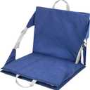 Sutekus Stadium Seat Cushion Waterproof Nylon Portable Bleacher Cushion Ultralight Seat Padding with Back Support for Sports Fishing Kayaks Camping (L)