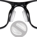 Eyeglass Nose Pads, Comfort Soft Silicone Glasses Nose Pad, Anti-Slip Heighten Air Chamber Glasses Grips for Eyeglasses and Sunglasses