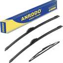 3 wipers Replacement for 2018 2019 2020 2021 2022 2023 Nissan Kicks Windshield Wiper Blades Original Equipment Replacement - 26"+16"+12" (Set of 3) U&J HOOK
