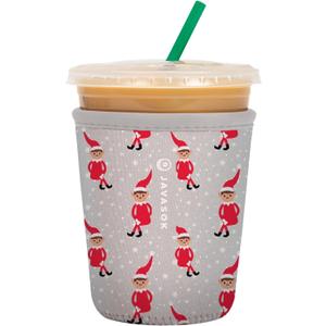 Sok It JavaSok Iced Coffee & Cold Soda Insulated Neoprene Cup Sleeve (Shelf Life, Small: 16-20oz)