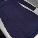 24seven Comfort Apparel Keyhole Three Quarter Sleeve Mini Dress, XL
