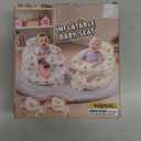 Arscniek Inflatable Baby Seat Built in Air Pump, Blow Up Baby Chair with Back Support and Tray, Sit Me Up Floor Seat for Babies 336 Months, Portable Infant Chairs for Indoor and Outdoor  Bear Head