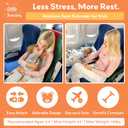 Little Traveler Toddler Airplane Bed & Seat Extender Cozy & Easy Setup Airplane Bed for Kids, Ages 1-4