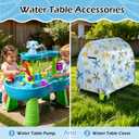VROGTIK Water Table Pump and Water Table Cover Battery Powered No Drill Installation Water Pump for Water Table with Magnetic Mounting Non-Stop Fun Summer Outdoor Toy Water Table Accessories for Kids