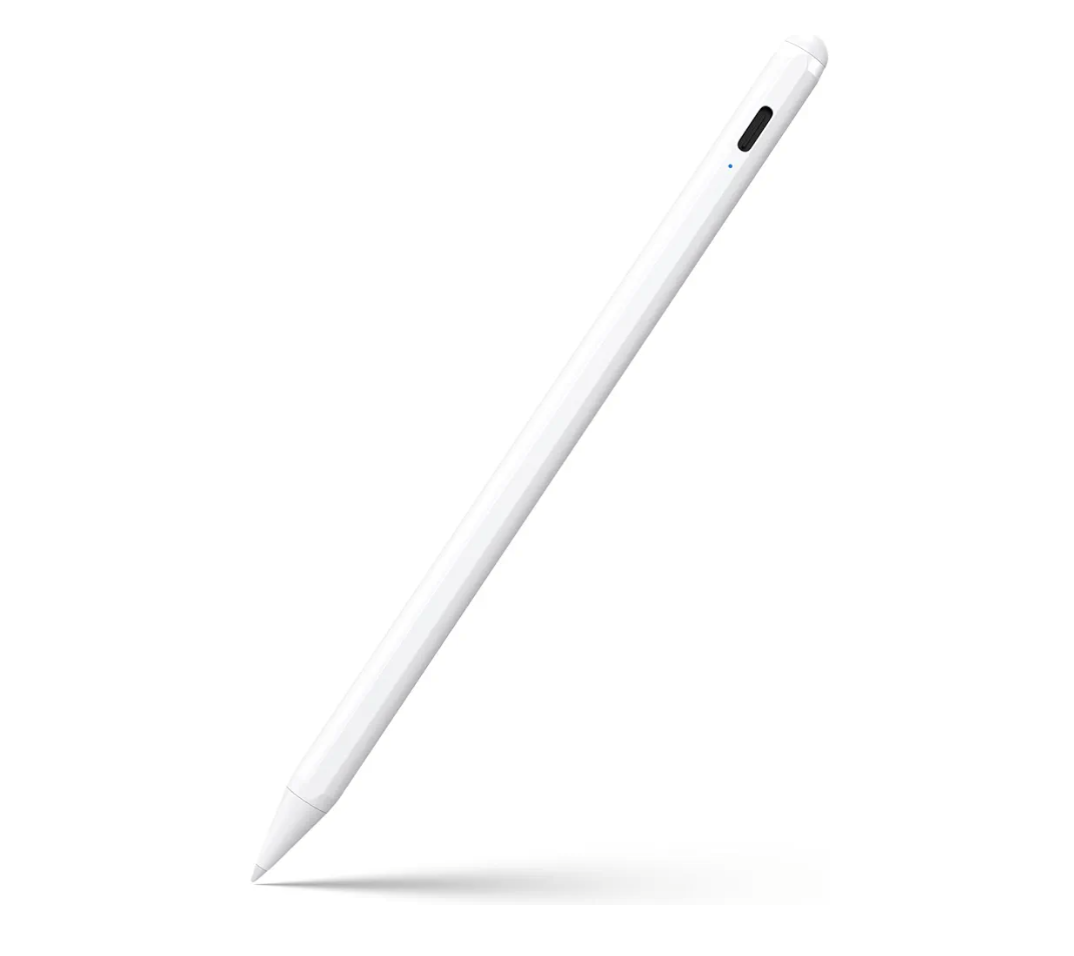 Stylus Pen for iPad 6th-11th Generation-2X Fast Charge Active Pencil Compatible with 2018-2025 Apple iPad Pro 11"/12.9"/M4, iPad Air 3/4/5/M2/M3,iPad mini 5/6 Gen-White