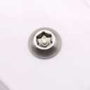 2 x M6-1.0 x 25mm Button Torx Drive Head Machine Screws with Stainless Steel Hex Nuts, Torx with Pin Tamper Resistant Security Screws, 304 Stainless Steel 18/8, 20 Sets