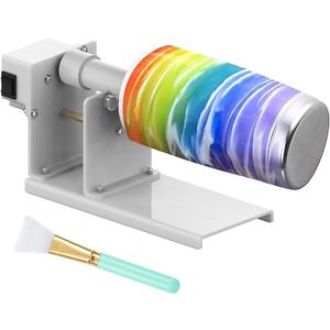 ERZHE 2 Ways Rotation Cup Turner Tumbler for Crafts,Tumbler Turner for DIY Glitter Epoxy, Professional Designed Tumbler Cup Spinner Machine Kit for Starter
