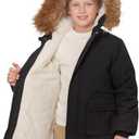 Lovekider 5-16T Boys Winter Coat Warm Puffer Kids Coats Thicken Parka Jacket with Removable Faux Fur Hood 10Y