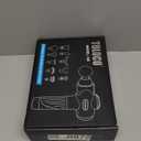 TOLOCO Massage Gun, Back Massager 10 Replacement Head for Pain Relief Deep Tissue, Percussion Massage Guns 7 Speed Level Super Quiet Electric Massager Mothers Day Gifts, Carbon