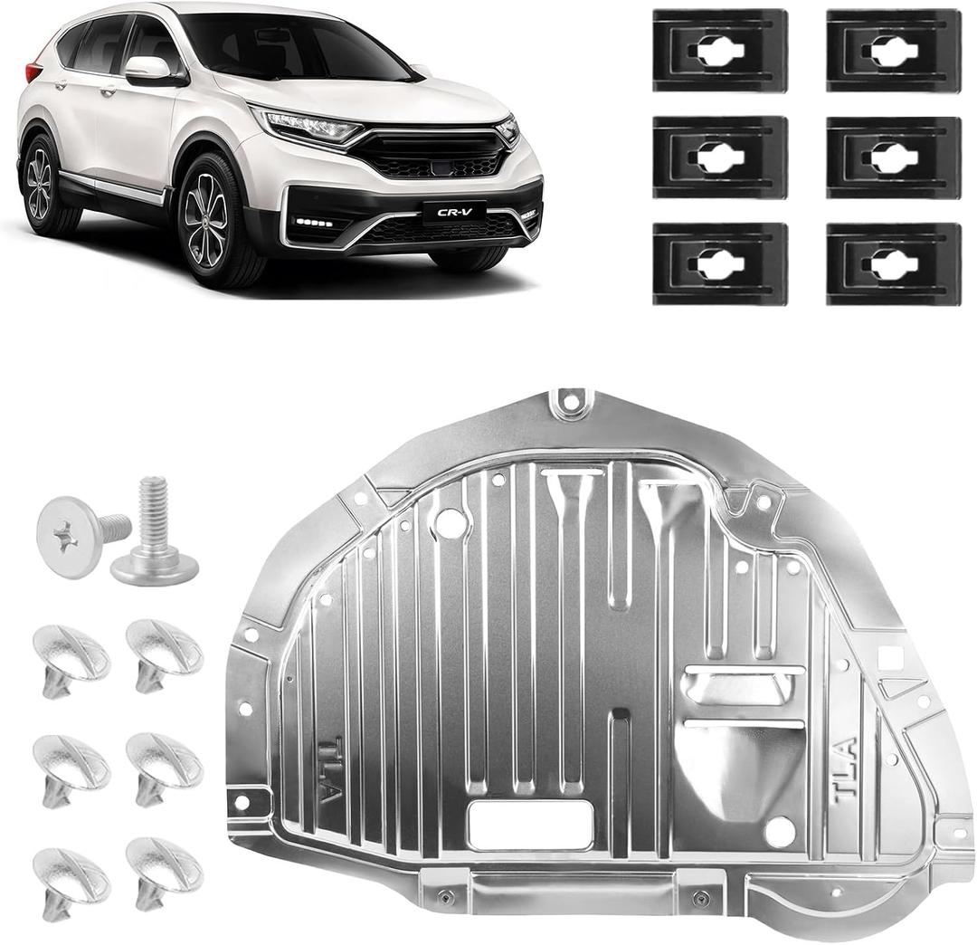 Engine Splash Shield Guard Compatible with CRV 2017-2022, Under Engine Cover Lid Replace #74112TLAA01, 74112-TLA-A01
