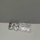 CCVOO 0.5 Oprah Style Reading Glasses for Women, Stylish Eyeglasses, Blue Light Readers for Women, Cheaters (Black + Transparent + Marbel Mint Solid Color+ Half Leopard/Half Brown)