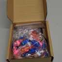 Novelty Place 40Pcs LED Party Finger Lights for Kids with Screw-Secured, LED Finger Flashlight Light Up Finger Ring Toys for Party Favor, Halloween, Raves, Concert Shows (Multicolor)