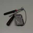 4-Piece Telescoping Magnetic Pickup Tools Set: 31in Portable Magnetic Pickup Stick, 25in Pen-Style Magnetic Pickup Tool with Pocket Clip, 20in Flexible Bendable Spring Magnet Stick, Magnet Parts Tray, 4 Pack - Multi-Tool 15LB Kit