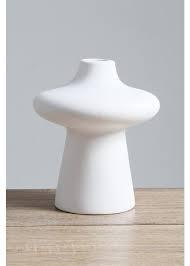 7.8 IN Ceramic Vase White