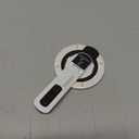 Phone Grip for Magsafe Phone Stand 360Roration Gym Holder Phone Kickstand Silicone Finger Ring Innovative Pressure-Relief Damping Hinge Design with Magnet Ring Compatible All Phones (White)