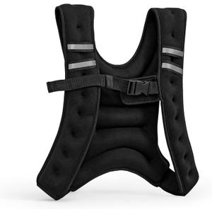 Tone Fitness Black Weighted Vest, 12 Lbs