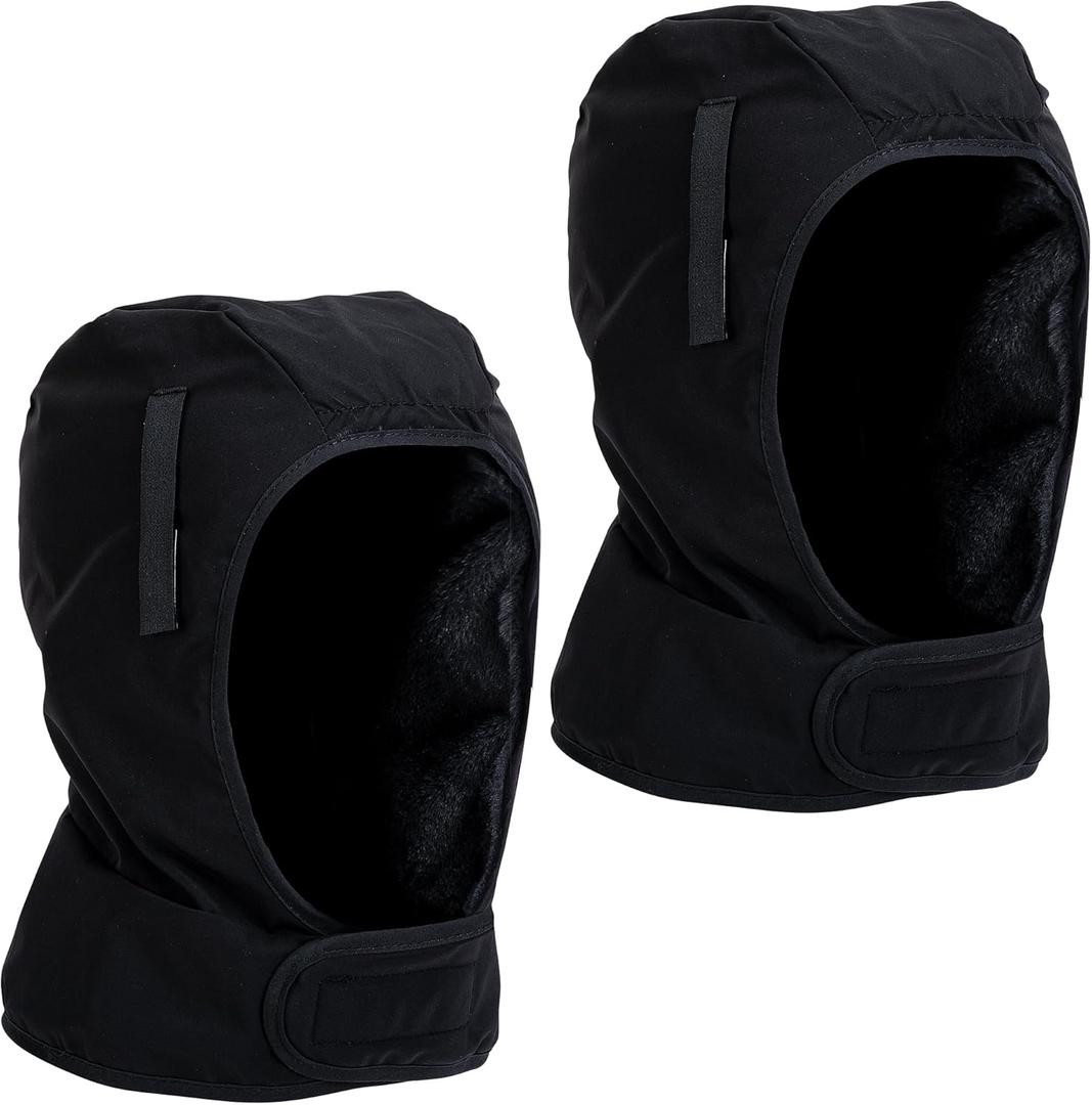 Winter Hard Hat Liner, Plush Warm Hard Hat Accessories Liners for Men & Women Cold Weather Protection (2 Pcs)