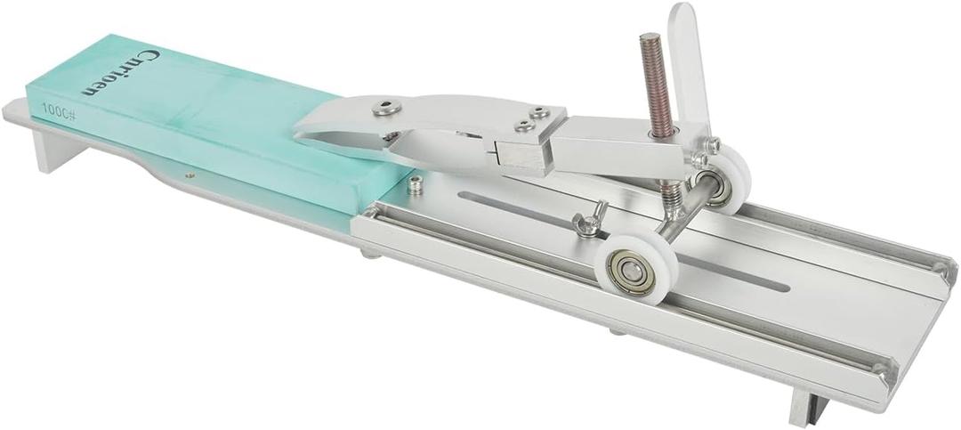 Cnrioen Whetstone Knife Sharpener Blade Guide, Sharpening Stone Holder, Adjust Knife Sharpener Kit for kitchen Knives